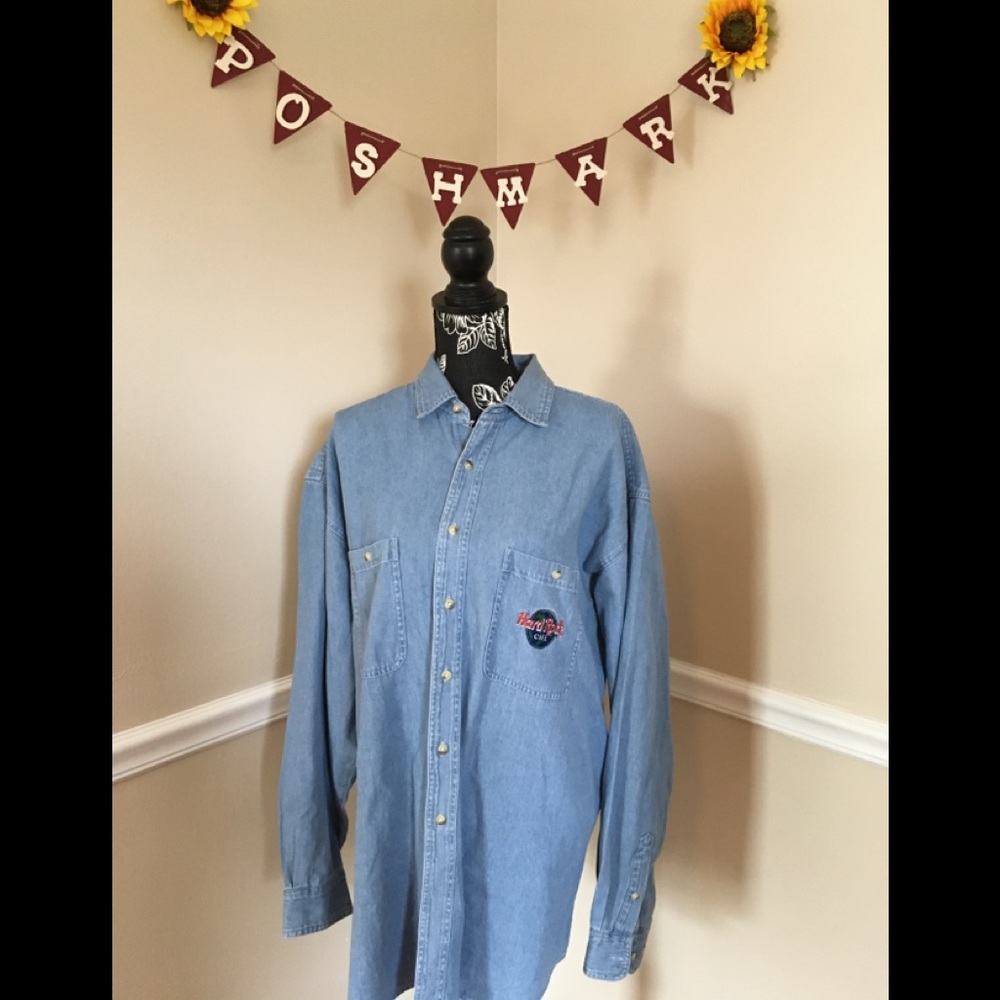 Hard Rock Cafe Denim Shirt